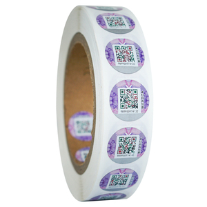 Beschichtete Struktur 3D-Code Scan-Tag Authentizität Abfrage system Überprüfung Selbst klebendes Etikett Fälschung sicherer QR-Code-Aufkleber