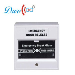 Double Pole Double Throw 12 Volt Break Glass Emergency <strong>Push</strong> <strong>Button</strong> Switch for Access <strong>Control</strong> <strong>System</strong> - Product Image 2