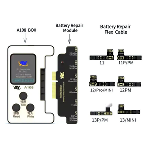 AY A108 programmatore di riparazione della batteria a matrice di punti con reticolo ID facciale multifunzione per proiettore iPhone X a 14 Pro con efficienza massima