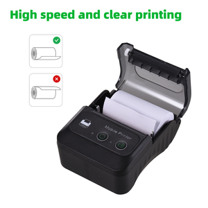 Impressora térmica portátil para Android IOS e Windows 58mm, dispositivo <span class=keywords><strong>USB</strong></span> de recibos, papel pos, mini impressora térmica