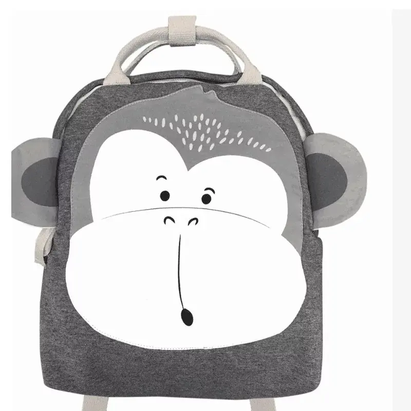 حقيبة ظهر للأطفال بتصميم الحيوانات حقيبة مدرسية للأطفال في سن الحبو حقيبة مدرسية برسوم كرتونية للروضة حقيبة ظهر مضحكة للأطفال البنات الأولاد