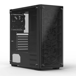 ATX PC เคส Mid Tower เคสคอมพิวเตอร์สำหรับเล่นเกม,พร้อมกระจกเทมเปอร์แชสซีคอมพิวเตอร์ - Product Image 2