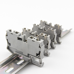 WBO WD5 Brass &amp; Nylon Din Rail <strong>Spring</strong> <strong>Terminal</strong> <strong>Block</strong> Power Distribution 28 12 ST2.5 AWG Plastic <strong>Terminal</strong> <strong>Block</strong> - Product Image 4