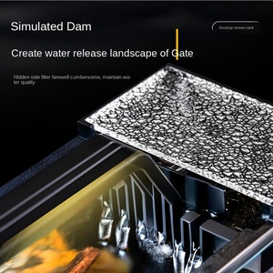 High Quality Small Desktop With Light Heating <strong>Filter</strong> USB Side <strong>Filter</strong> Portable Ecological Fish Tank - Product Image 3