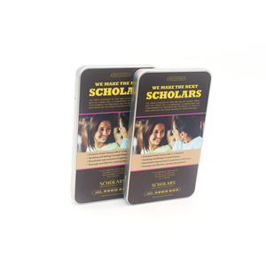 Biểu tượng tùy chỉnh xì gà kim loại tin trường hợp với bản lề Thẻ quà tặng mini hình chữ nhật bản lề nắp hộp thiếc - Product Image 4