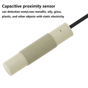 Capacitancia NPN sensor de proximidad capacitivo precio cuadrado del sensor capacitivo plano PNP M18 M12 8mm 20mm para detección de plástico - Product Image 3