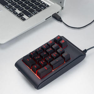 Nuevas ideas de productos Teclado numérico USB Cable Retroiluminado Número Teclado Mini Teclado retroiluminado 19 teclas - Product Image 5