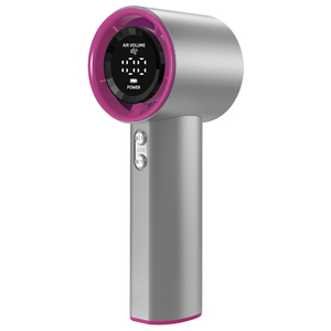 Çin sıcak satış GS1 yüksek hızlı Turbo el fanı LCD ekran el fanı taşınabilir <span class=keywords><strong>Usb</strong></span> Mini Fan 4000mah