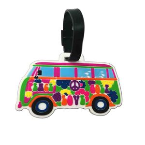 Bán buôn biểu tượng tùy chỉnh mềm PVC du lịch phụ kiện hành lý túi xách <span class=keywords><strong>tag</strong></span> silicon cao su hành lý <span class=keywords><strong>tag</strong></span> - Product Image 6