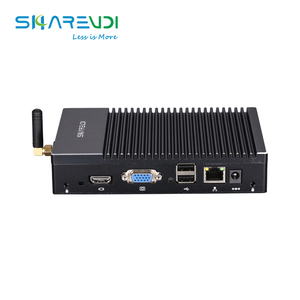 Atom Mini PC con WiFi de doble banda y procesador Win10 DDR3 de 64 bits 1 * RJ45 Pantalla dual 1 * VGA 1 * Mini PC industrial de - Product Image 4