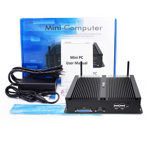 HYSTOUPC Mini PC Factory Fanless Industrial Mini PC Barebone <strong>DDR4</strong> Industrial Control Minipc Small <strong>Desktop</strong> <strong>Computer</strong> US AU Plugs - Product Image 6