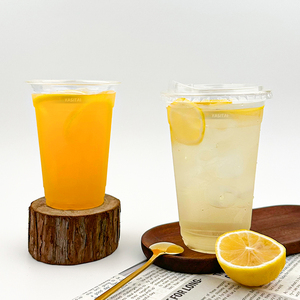 PLA Biodegradable Cafe Milk-Tea <strong>Cup</strong> Custom Printing <strong>Composable</strong> Cold Drinks <strong>Cup</strong> for Daily Use and Leisure Bar - Product Image 3