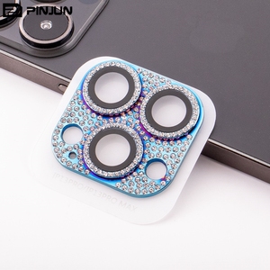 IPhone 16 için yeni Pro Max koruma çizilmeye dayanıklı elmas Glitter temperli cam kamera Lens koruyucu iPhone 15 14 13 11 - Product Image 6