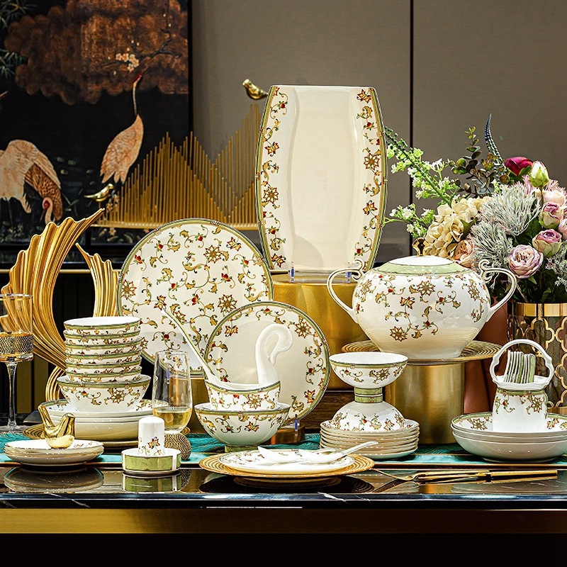 white 60 piece set
