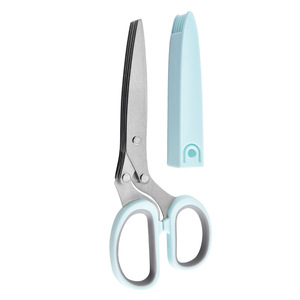 ครัวตัดเครื่องเทศเครื่องมือทำอาหารกรรไกรสมุนไพรสแตนเลสสำหรับตัดผักกาดหอมผักชี5ใบและฝาครอบ - Product Image 5