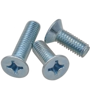 M1 M1.2 M1.4 M1.6 M2 M2.5 M3 M4 Din965304ステンレス鋼クロスフィリップス皿頭ねじ - Product Image 1