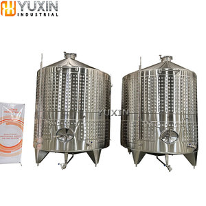 Tanques de vinos 5000L 8000l 10000L 20000l thép không gỉ rượu vang lên men Tank với làm mát bơm trên hệ thống - Product Image 6