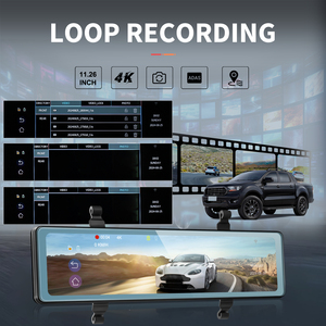 Podofo Dual Lens 11.26'' Dash Cam 4K Car Monitor DVR Night Version WiFi Rearview Mirror Car Recorder GPS+ADAS+BSD+LCA - Product Image 4