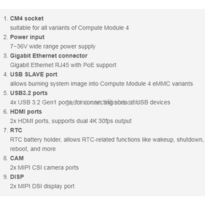 Scheda di espansione Raspberry Pi CM4 PoE per Raspberry Pi Compute Module 4 PoE Board - Product Image 5