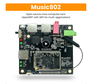 Music802 AR9331 modulo Open WRT scheda di sviluppo Open Source 5V moduli WiFi UART/I2S/SPI/I2C/GPIO Antenna Micro USB Ma - Product Image 3