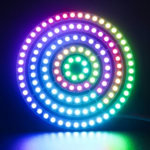 WS2812B Smart RGBIC LED-Ring Individuell adressierbare Smart Strip Lights DC5V WS2812 Individuell adressierbares LED-Modul - Product Image 1