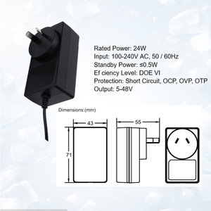 YHYadapter 12v2a 24 w 220v 230v 24 Watts 2000ma Transformador Ce Ul Adaptador de Alimentação 12 Volts 12 v 2a Preto DC Branco Box Plug