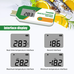 TempG09 IP67 Cold Chain Transport Disposable <strong>Temperature</strong> Recorder Single Use <strong>Data</strong> <strong>Logger</strong> with Screen 32000 <strong>Data</strong> Storage - Product Image 4