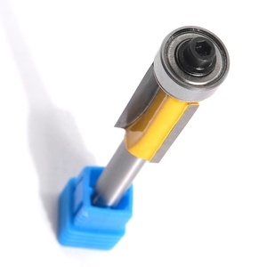 Tuôn ra TRIM Router bitstemplate mô hình cắt-thẳng tuôn ra cắt tỉa chân mang hướng dẫn 3 sáo Carbide Tipped-1/4 "Shank - Product Image 4