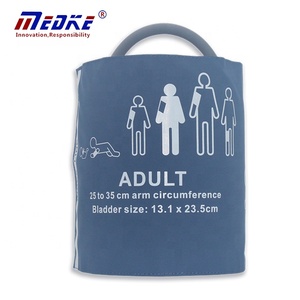 Medke 25-35cm chất lượng cao huyết áp <span class=keywords><strong>Cuff</strong></span> Nylon Ống duy nhất dành cho người lớn thêm chiều dài tái sử dụng <span class=keywords><strong>NIBP</strong></span> <span class=keywords><strong>Cuff</strong></span> - Product Image 3