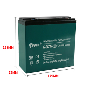 Tyn 6 dzf 20 12v20AH แบตเตอรี่ตะกั่วกรด - Product Image 1