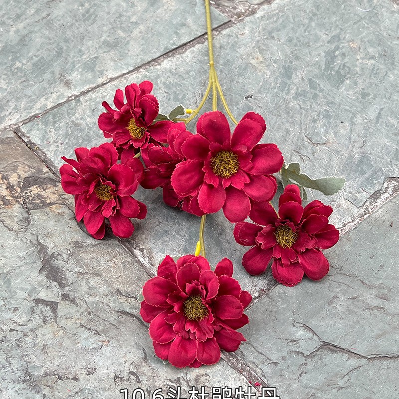 10#6 cuckoo peony red