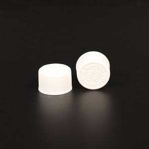 卸売カスタムカラーホワイトブラック20 24 28 38 42mm 400 410 PP CRC子供用スクリュートップピルボトルキャップジャー