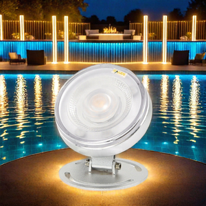 RGB renk kontrolü ile 36W LED RGB sualtı lamba 12V DC yüzey işıklı IP68 yüzme havuz LED lambası - Product Image 2