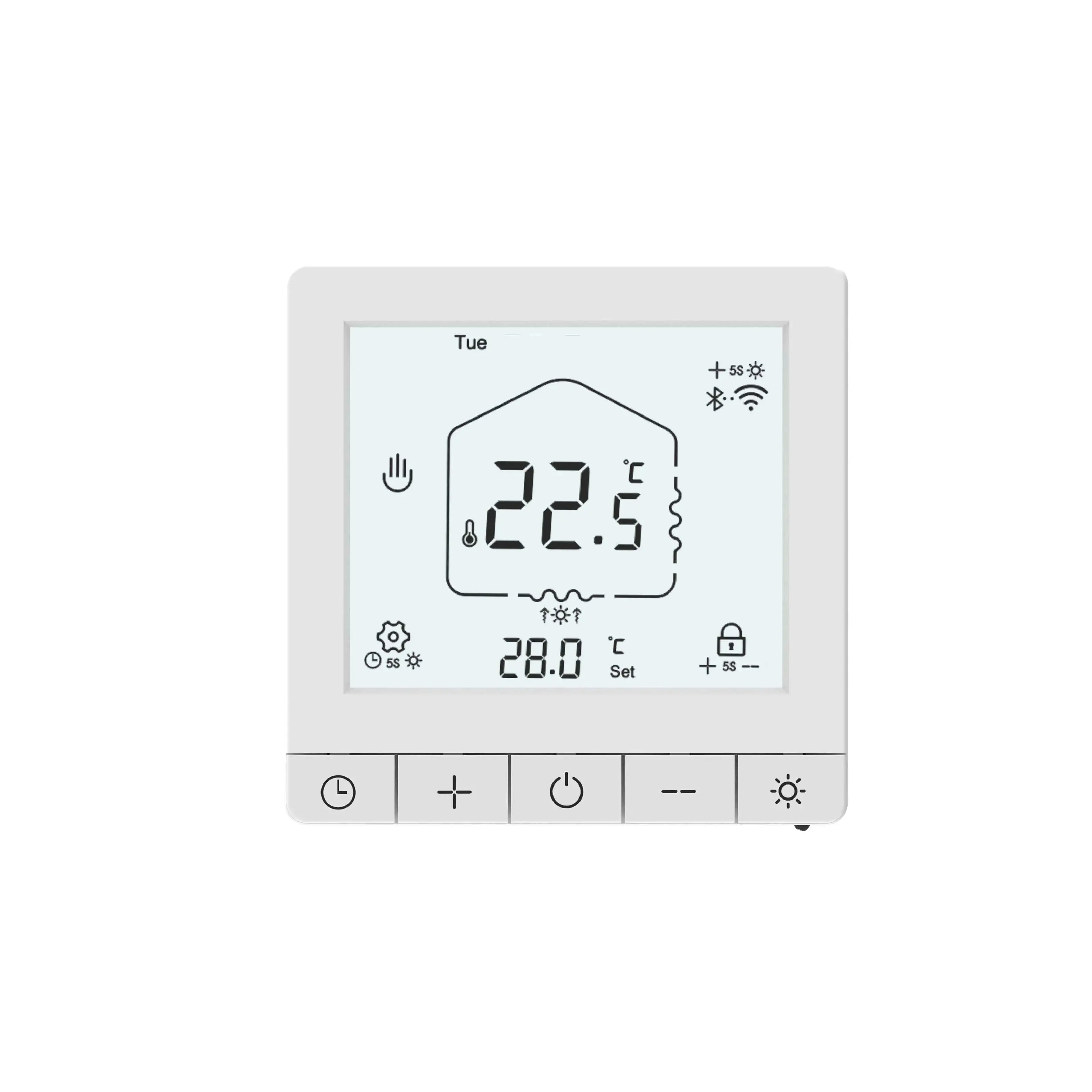 hydronic floor heating Thermostat Room Heating Weekly Programmable Wireless Thermostat Gas Boiler Water Heating