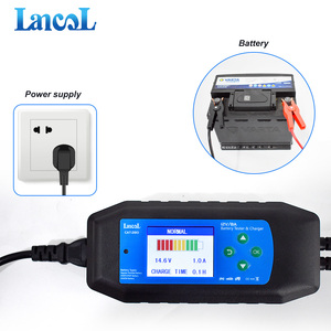 Lancol taşınabilir 12 V 8A araba şarjı 2in1 lityum pil test cihazı araçlar için kaçak koruma ile 12 v Volt pil şarjı - Product Image 2