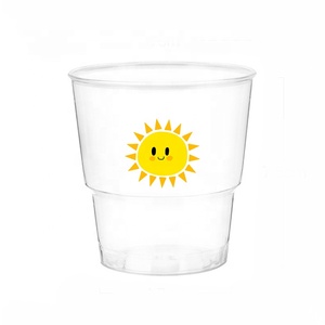 Havayolu kullanımı için 200ml tek kullanımlık plastik bardak net bir kerelik içme bardağı - Product Image 6