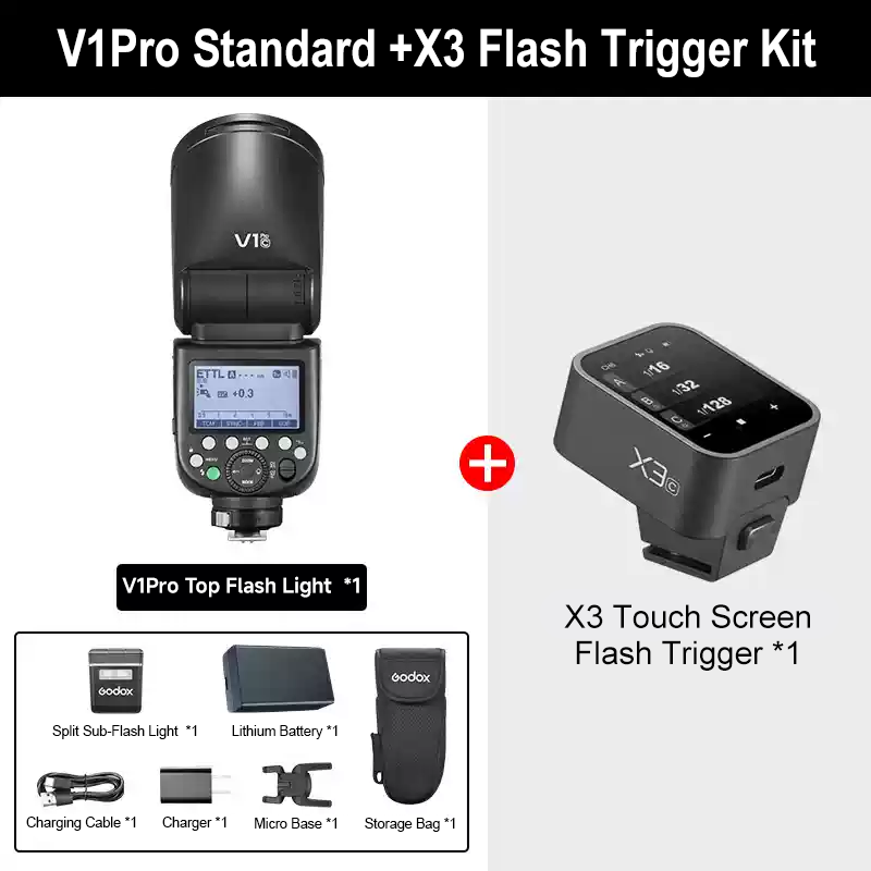 Déclencheur de flash V1Pro+X3
