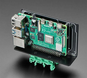 4557 <strong>Raspberry</strong> Pi Accessories DIN Rail Mount Bracket for <strong>Raspberry</strong> Pi / BeagleBone / <strong>Arduino</strong>