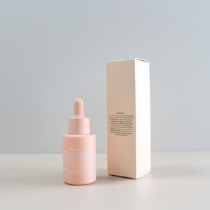New Type Good <strong>10ml</strong> 30ml 50ml 60ml 100ml Glass Dropper Bottle with Custom <strong>White</strong> Cardboard Gift <strong>Boxes</strong> for Skin Care Packaging - Product Image 3