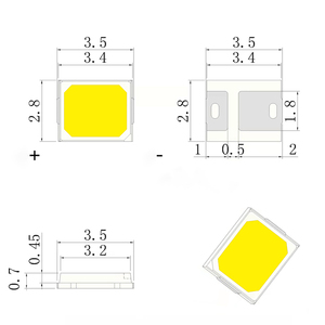 Ücretsiz örnekleri Led cips Rgb Smd Led 2835 0.2W 1W 3W 3V 6V 9V 18V sıcak beyaz kırmızı yeşil mavi büyümek için LED ışık - Product Image 4