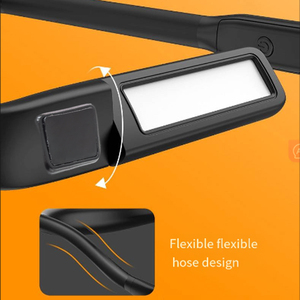 USB có thể sạc lại màu xanh <span class=keywords><strong>LED</strong></span> sách đèn Đèn đọc sách cho phòng ngủ ngoài trời Cắm Trại Đi Bộ Đường Dài câu cá chuyển động sáng đèn pin đèn pha - Product Image 4