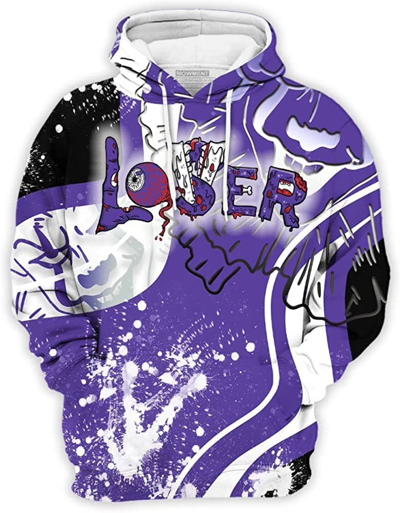 Sudadera con capucha retro Concord de Halloween de 17 Loser Lover