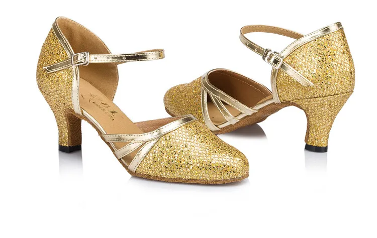 Fashion Lady Shoes Tango Jazz Salsa Dancing Sandal with Heels for Women Latin Dance Shoes