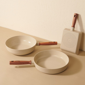 Woove đá gốm Series (PAN) cao cấp Die Cast nhôm không dính Fry Pan và chảo với lớp phủ gốm cho cảm ứng sưởi ấm - Product Image 4