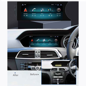 8.8英寸安卓收音机智能触摸屏，配有CarPlay和安卓汽车，适用于奔驰C级W204 2011-2014 - Product Image 2