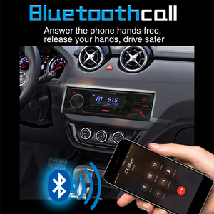 12V 1 Din araba Mp3 çalar kablosuz BT/SD/AUX/LCD/7388/ISO/Fast hızlı şarj USB FM verici RDS ses Mp3 çalar - Product Image 5