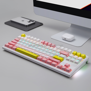 带RGB照明的87键机械游戏键盘，用于增强游戏和设计 - Product Image 4