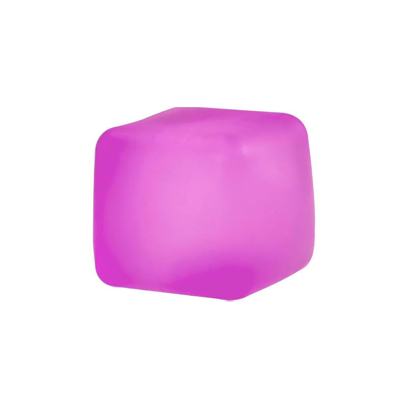 5.5 cm ice cube maltose squeeze toy-purple