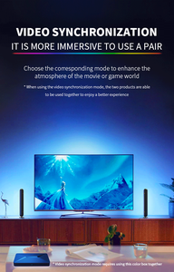 Fabrika LED ışık çubuğu RGB, dijital müzik lamba Wifi akıllı ev Bar için ortam işığı eğlence PC TV odası dekorasyon - Product Image 5