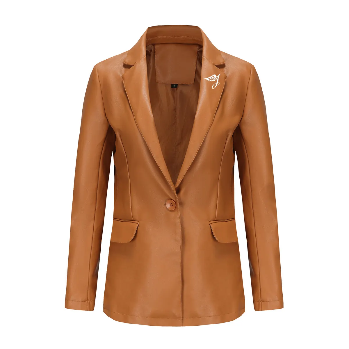 Jaquetas SMO para mulheres vintage couro blazer mulheres mais recente design jaqueta de couro